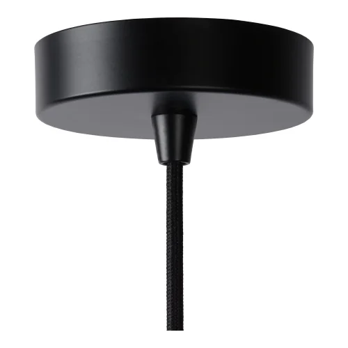 Светильник подвесной Mesh 21423/45/30 Lucide чёрный 1 лампа, основание чёрное в стиле современный  фото 3